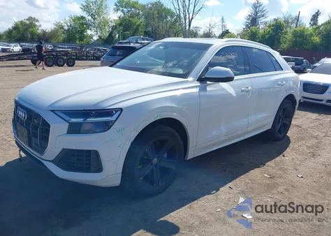 2019 Audi Q8 55 Premium from USA, damaged, VIN WA1AVAF1XKD014411